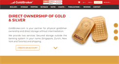 Desktop Screenshot of goldbroker.com